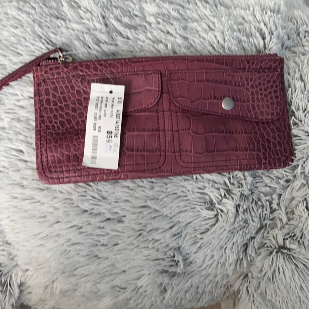 PURPLE CLUB MONACO CLUTCH